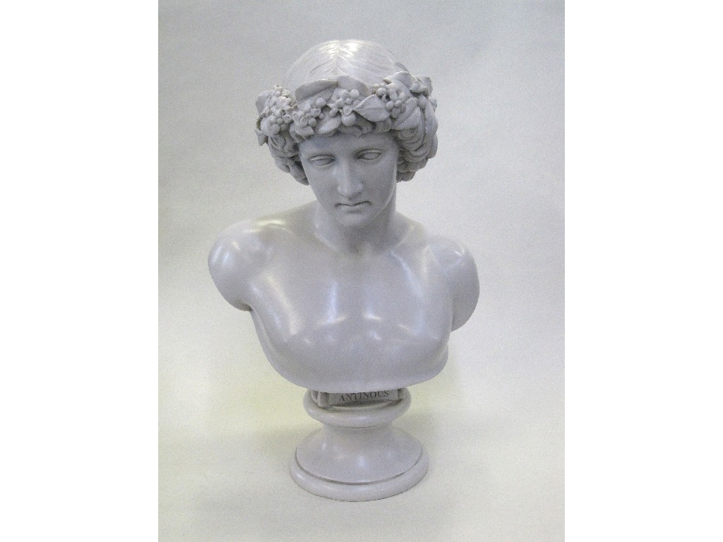 Appraisal: Marble bust of Antinous