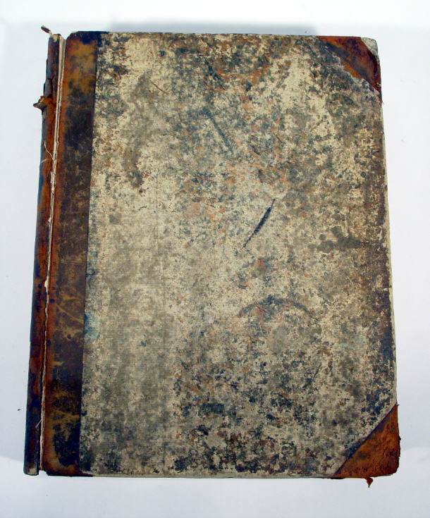 Appraisal: th Century leather bound book of music - Jdomeneo Re