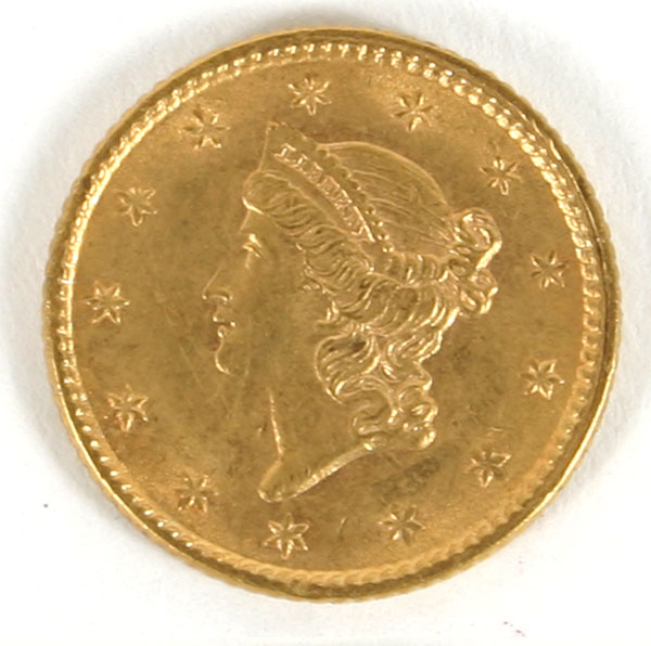 Appraisal: One Dollar Liberty Type I Gold Coin VF-XF