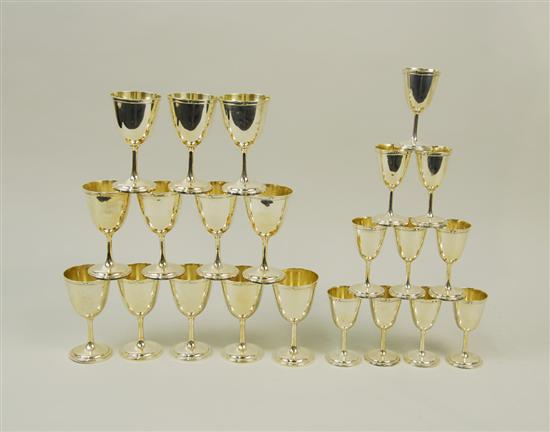 Appraisal: COLLECTION OF AMERICAN SILVER DRINK WARES Gorham maker including Wine