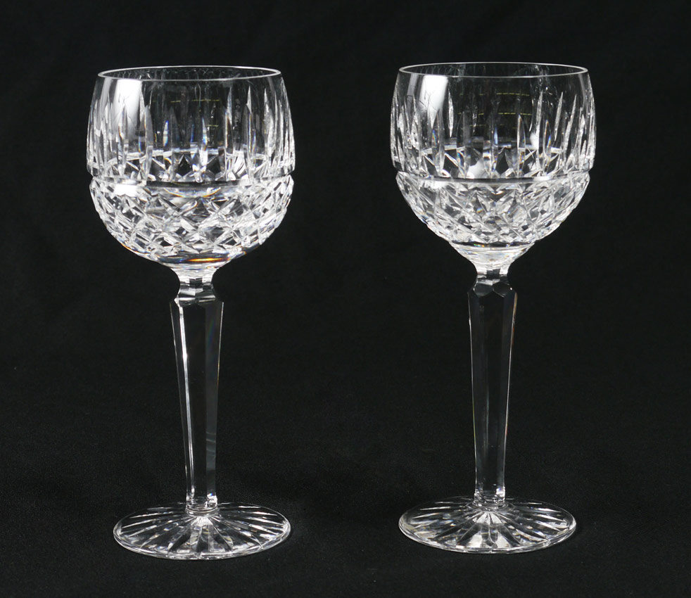 Appraisal: WATERFORD CRYSTAL MAEVE WINE HOCKS wine hocks in the Maeve