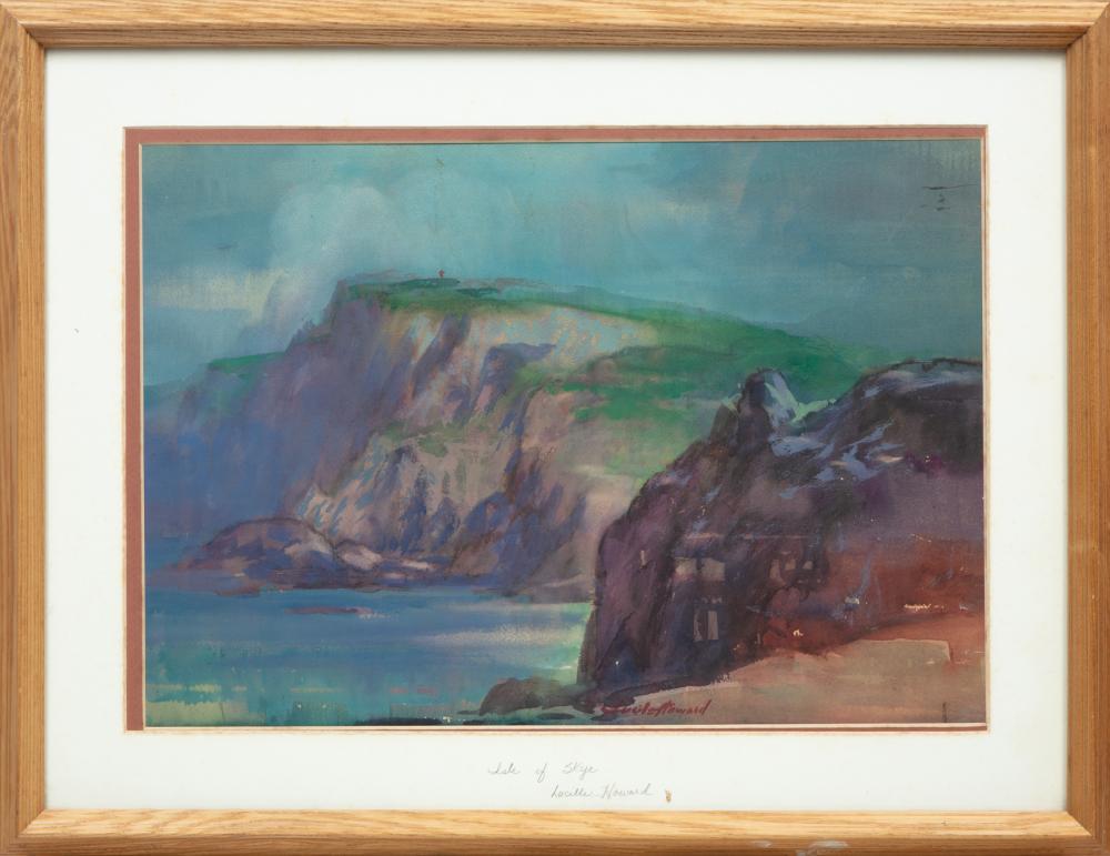 Appraisal: Edith Lucile Howard American Vermont - Isle of Skye watercolor