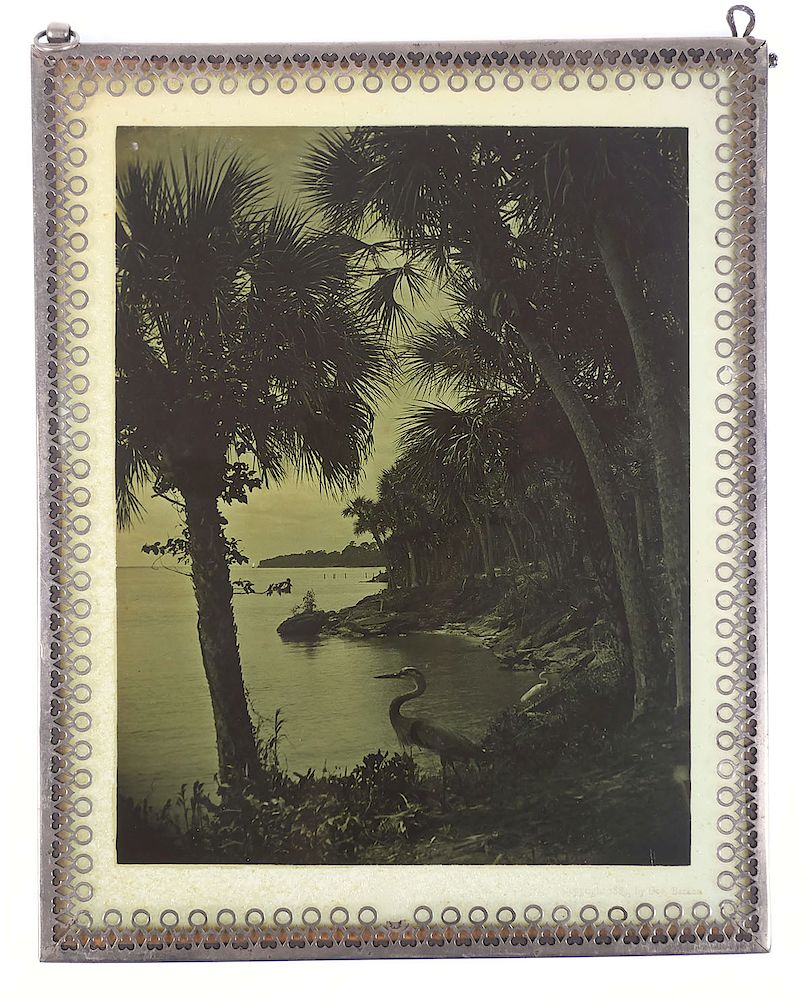 Appraisal: GEORGE BARKER Photograph Transparency Late s Photographic transparency of a