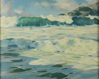 Appraisal: Painting Bennett Schroeder Bradbury Bennett Schroeder Bradbury American - Coastal