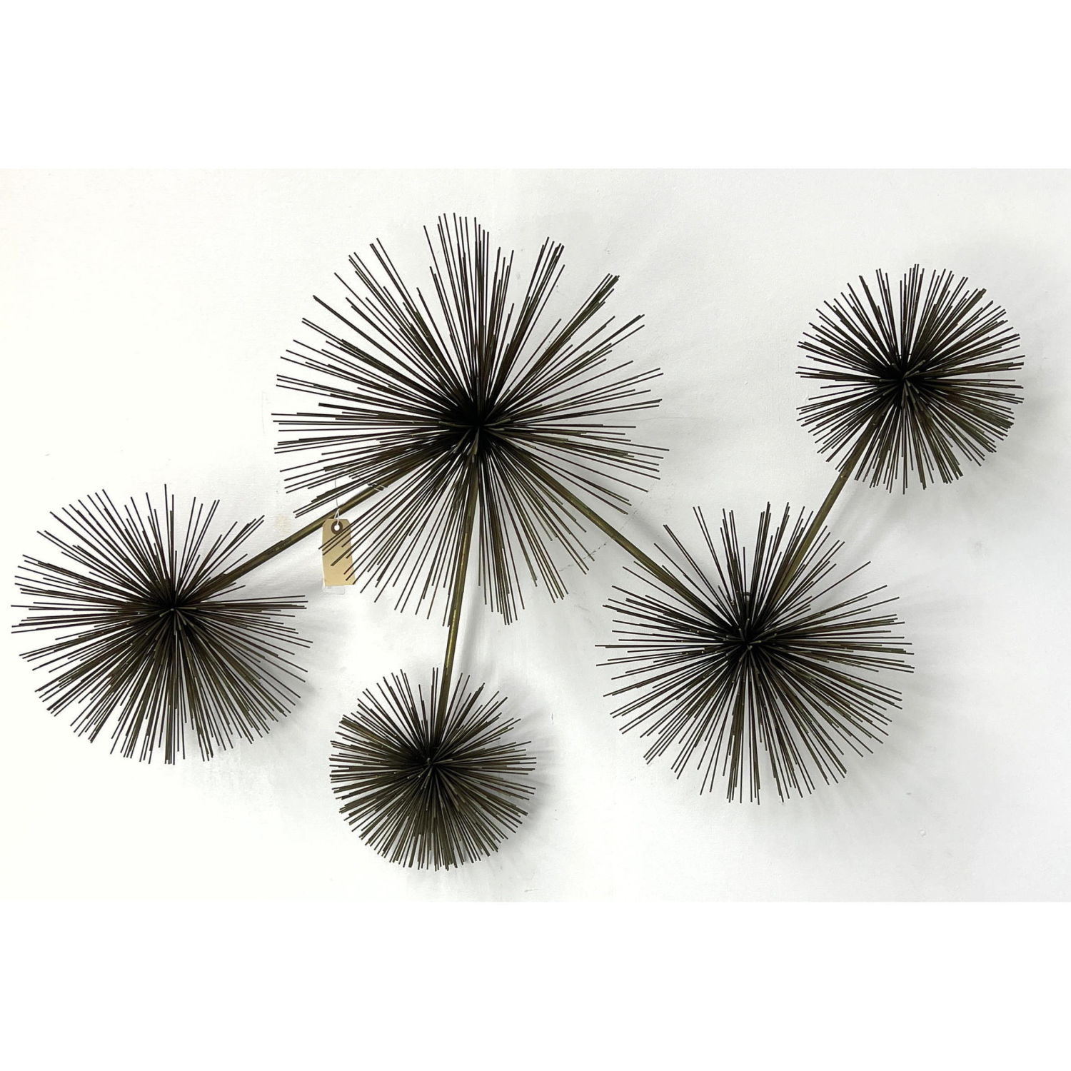 Appraisal: C JERE Wall Sculpture Pom Pom Starburst Dimensions H inches