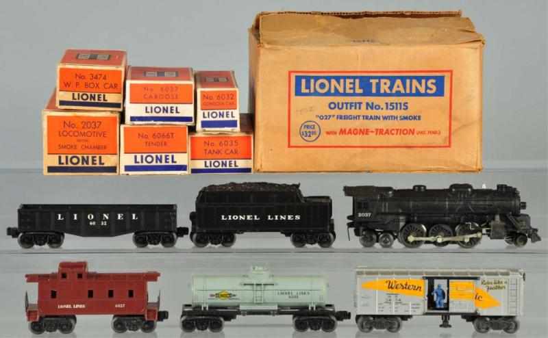 Appraisal: Lionel Outfit S Freight Train Set Description American Post-war O-