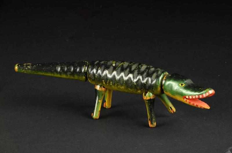 Appraisal: Schoenhut All Wood Alligator Description American Ca Part of the