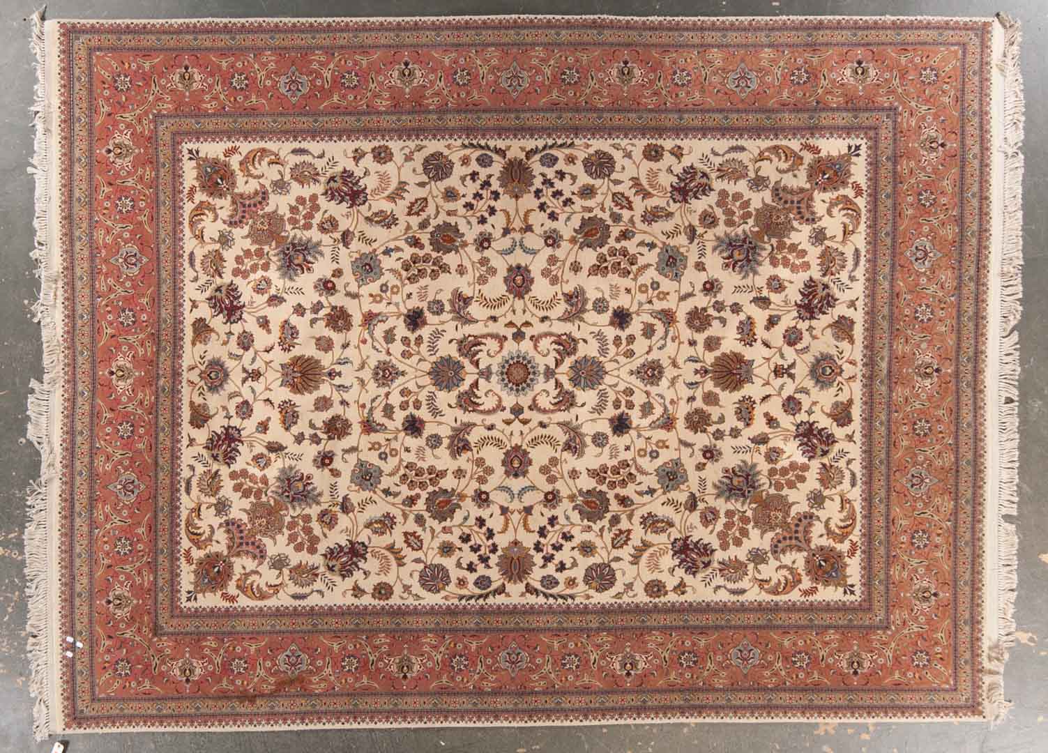 Appraisal: Fine Pak Persian rug approx x Pakistan circa Condition Some