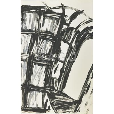 Appraisal: Martha Diamond American b Untitled Ink and gouache on paper