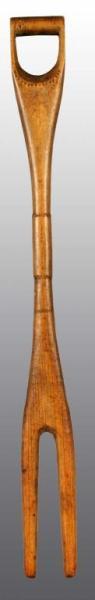 Appraisal: Folk Art Wooden Laundry Bride Stick Description th century Nice