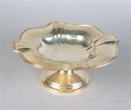 Appraisal: Gorham sterling silver footed compote With a circular scalloped rim