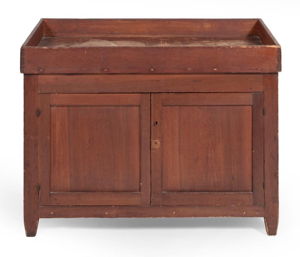 Appraisal: PINE DRY SINK TH CENTURY HEIGHT WIDTH DEPTH PINE DRY