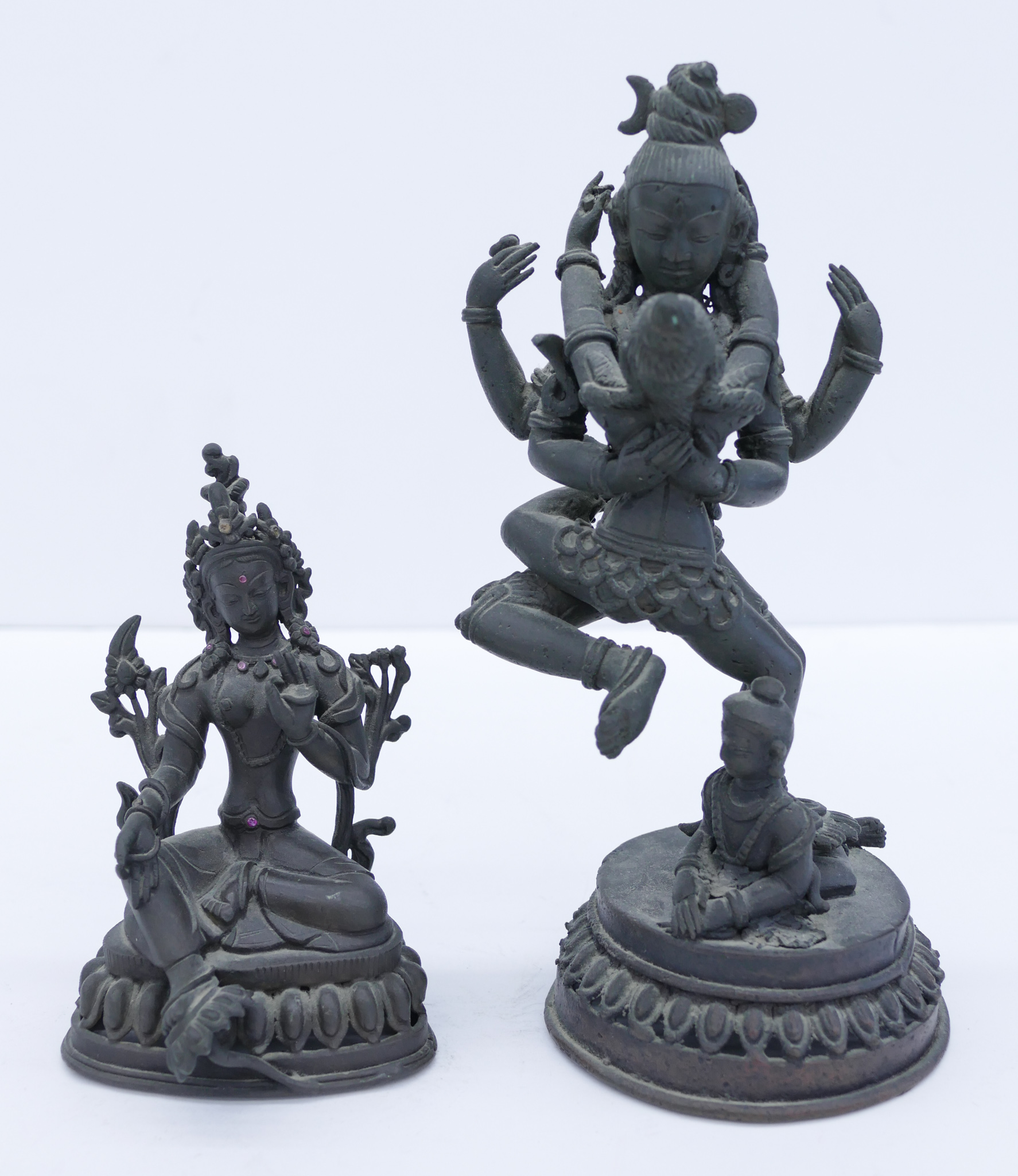 Appraisal: pc Tibetan th th Cent Bronze Bodhisattvas '' and ''