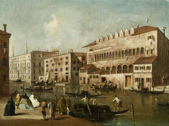 Appraisal: GUARDI FRANCESCO Venice The Grand Canal with view over the