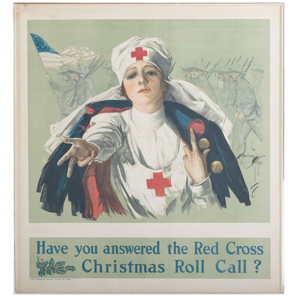 Appraisal: Harrison Fisher Have You Answered the Red Cross American -