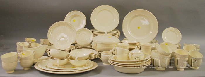 Appraisal: -Piece Wedgwood Queen's Ware Edme Pattern Tableware Set including chargers