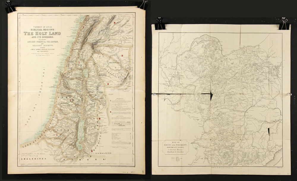 Appraisal: - Lot of th C Hand Colored Engraved Maps Lot