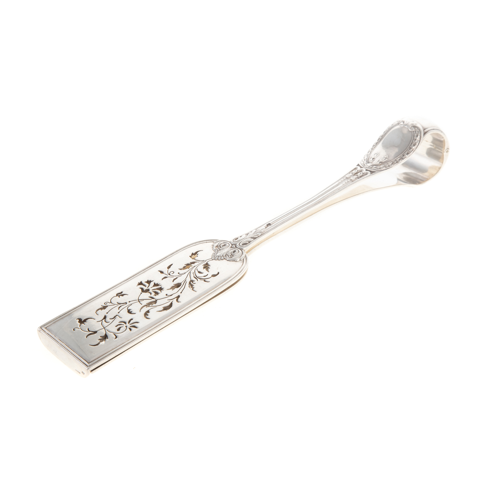 Appraisal: MAISON ODIOT STERLING LOUVECIENNE ASPARAGUS SVRS Paris well-cast with Neo-Classical