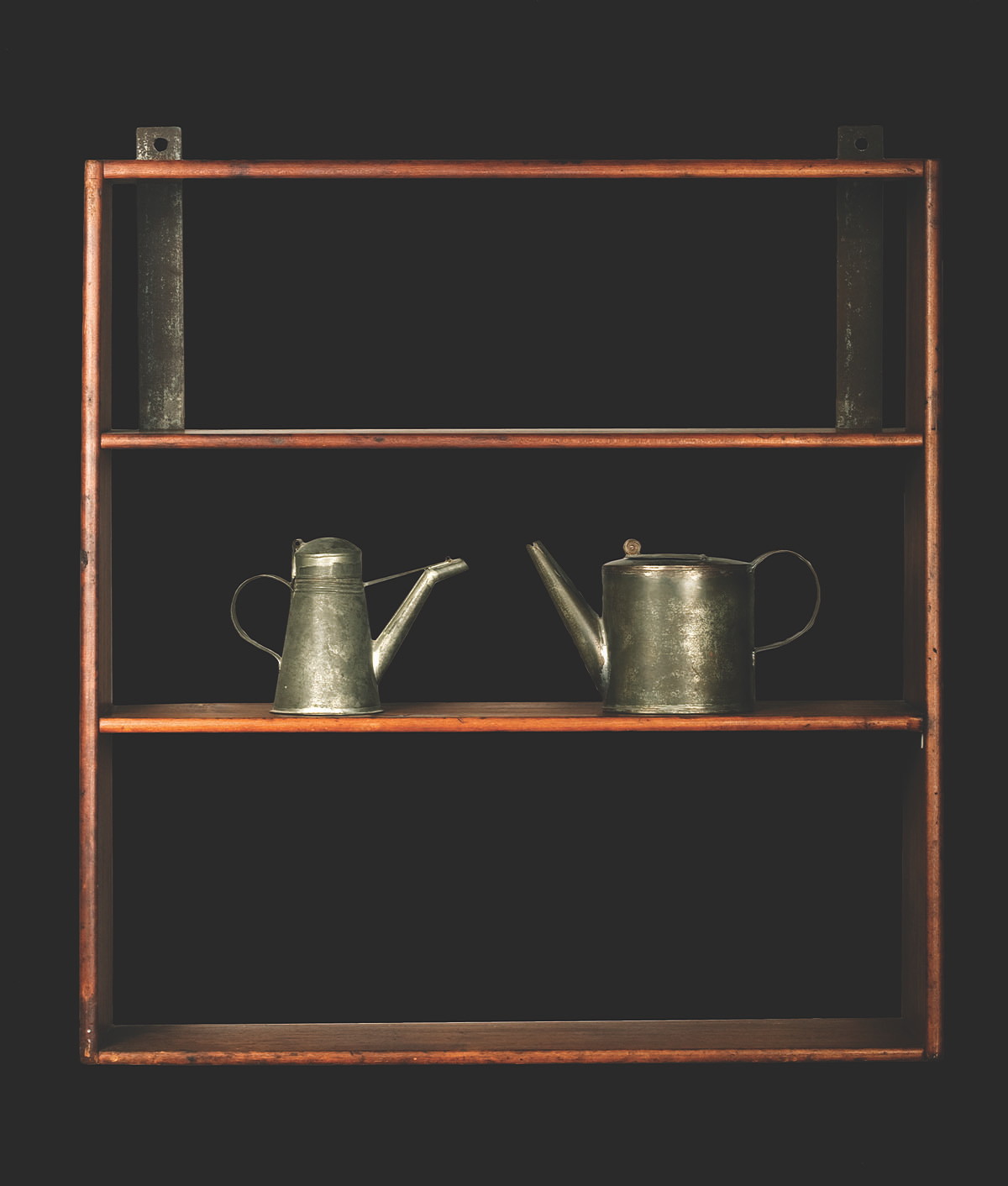 Appraisal: SHAKER HANGING SHELF PROBABLY NEW LEBANON NEW YORK CIRCA Dovetailed