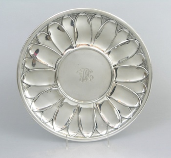 Appraisal: A Reed Barton Silver Tray American ca th Century The