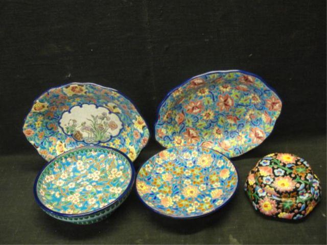 Appraisal: Lot of Pieces of LONGWY Porcelain From a New Rochelle