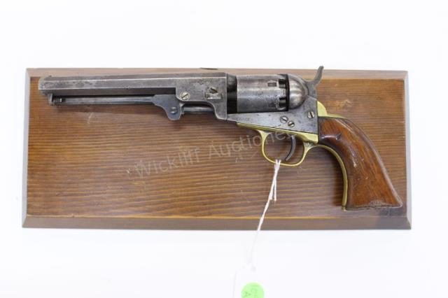 Appraisal: Colt Cal Revolver Pocket Model Serial Transfer Antique exempt wall-hanger