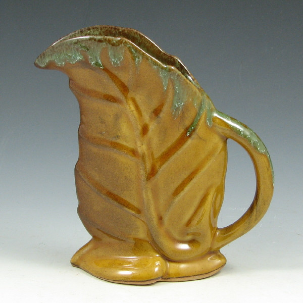 Appraisal: Anna Van Briggle Leaf Pitcher - Mint Anna Van Briggle