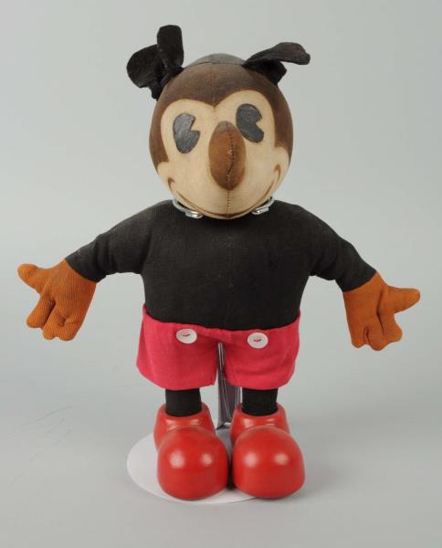 Appraisal: Knickerbocker Mickey Mouse Cloth Doll This Mickey Mouse doll has