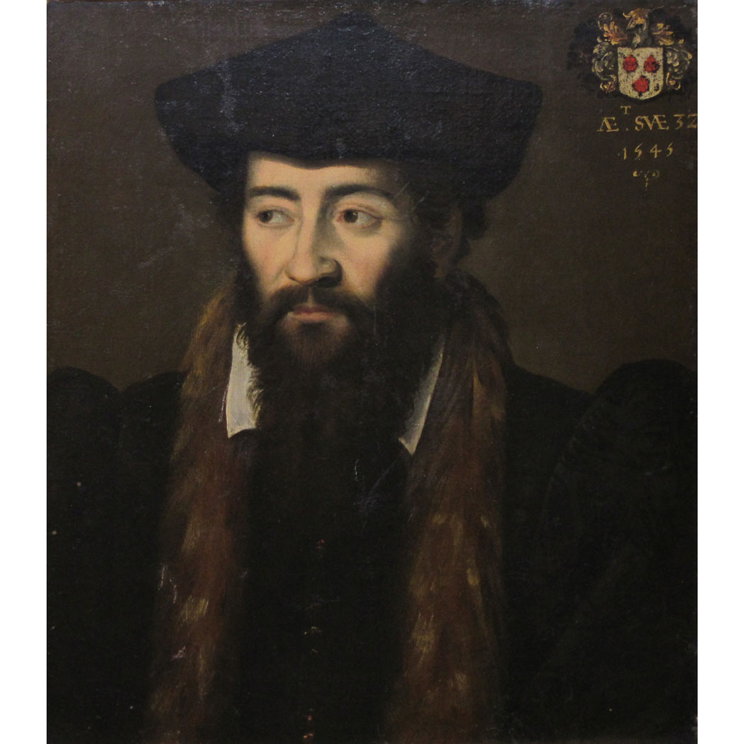 Appraisal: Flemish School th Century Portrait of a Gentleman Wearing a