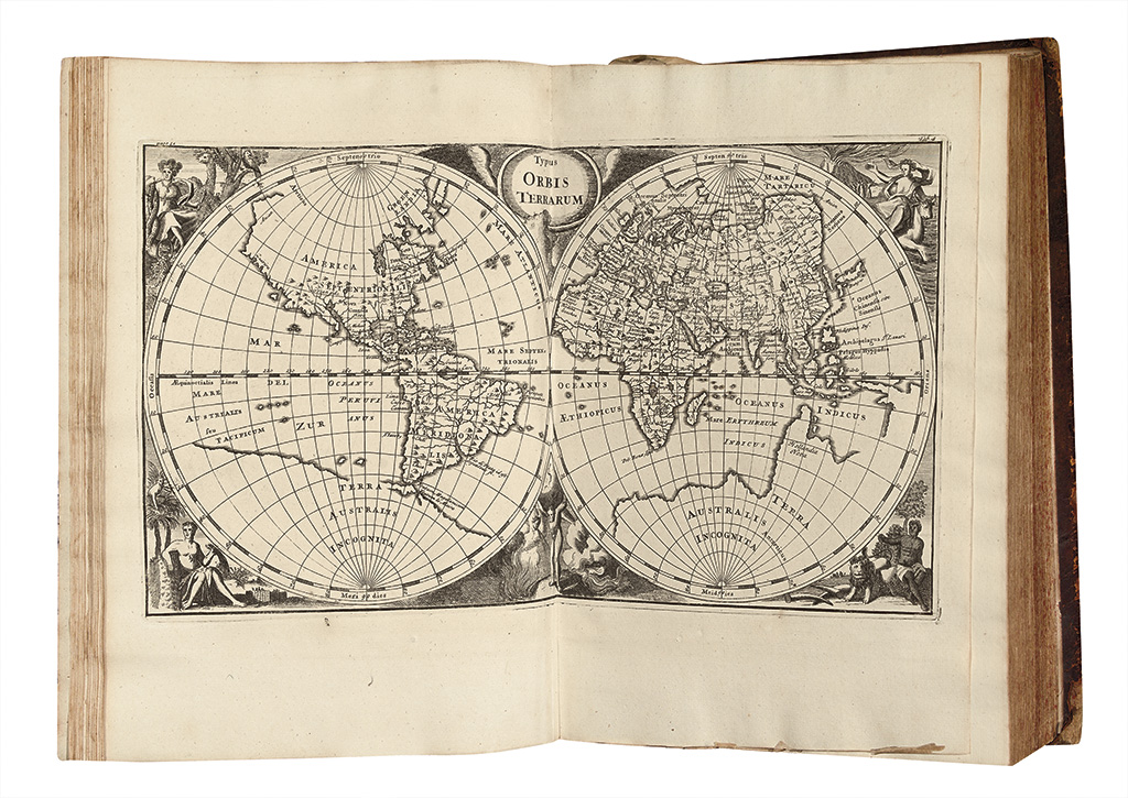 Appraisal: CLUVERIUS PHILIPPUS Introductionis in Universam Geographicum Engraved fronstispiece engraved maps