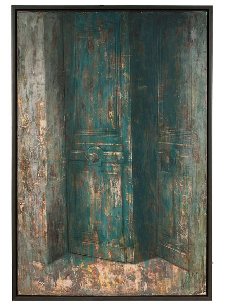 Appraisal: Alexandre Zlotnik Russian b Oil on canvas titled Green Door