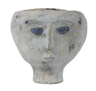 Appraisal: Ceramic Sculpture Miriam Hoffman Miriam Hoffman American th century Faces