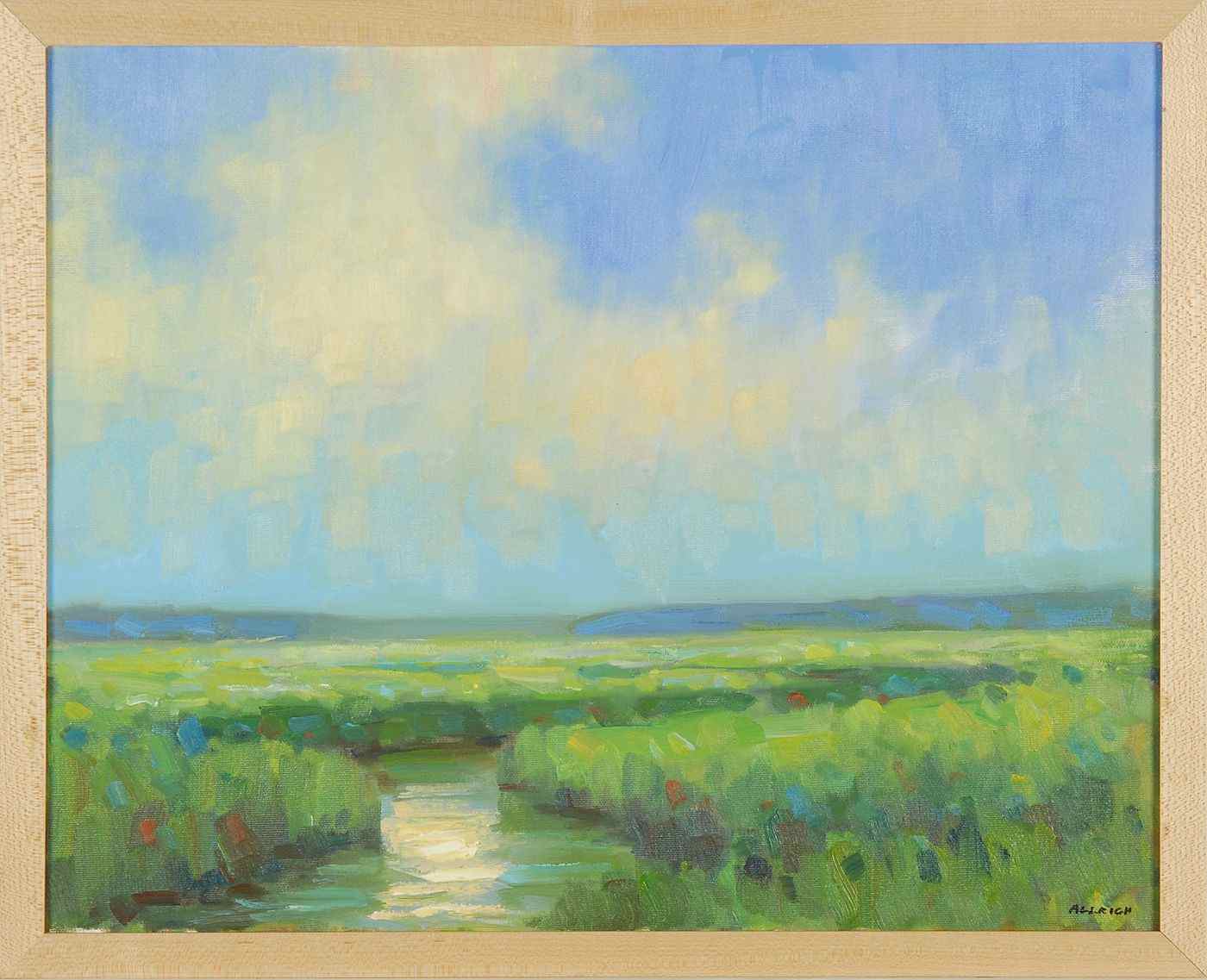 Appraisal: STEVE ALLRICHAmerican ContemporarySalt Marsh '' Signed lower right ''Allrich'' Oil