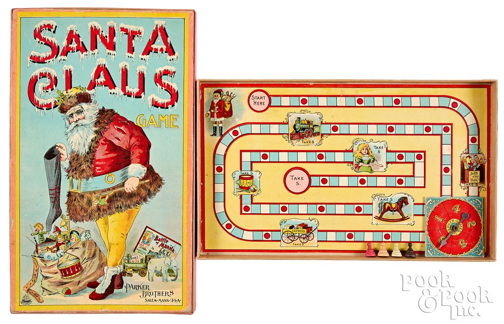 Appraisal: Parker Bros Santa Claus Game early th c Parker Bros