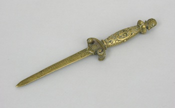 Appraisal: An Antique Gilt Bronze Letter Opener In A Form Of