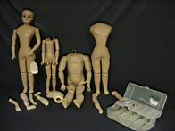 Appraisal: PARTS FOR DOLLS This is a lot of different parts