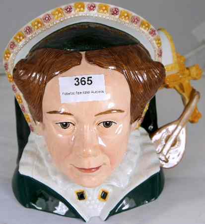 Appraisal: Royal Doulton Large Character Jug Queen Mary I D Jug