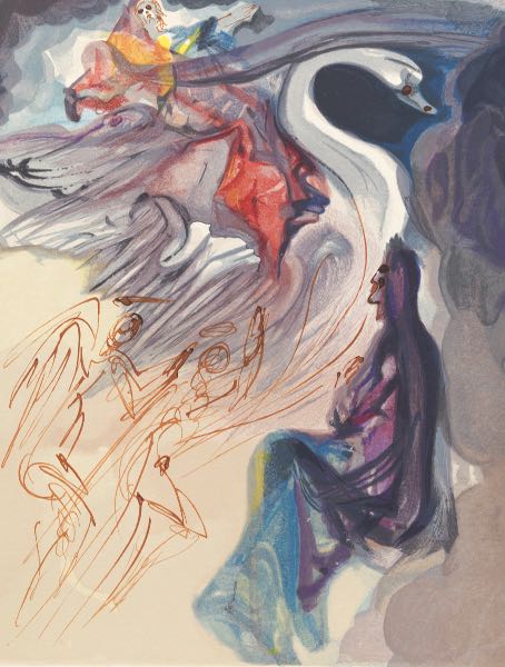 Appraisal: SALVADOR DALI SPANISH - x paper x image In the