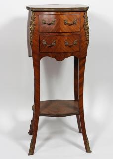 Appraisal: Louis XV style commode circa having a shaped top above