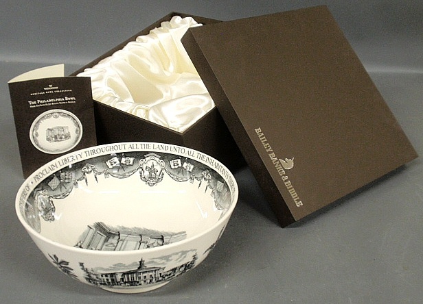 Appraisal: - Wedgwood The Liberty Bowl made exclusively for Bailey Banks