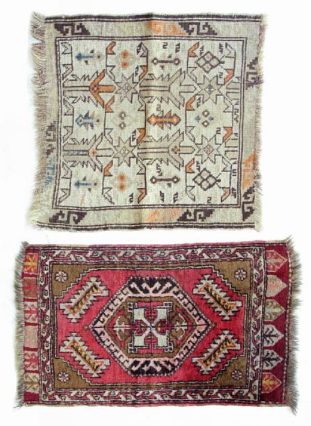 Appraisal: A Kuba mat and a Turkish mat size of Kuba