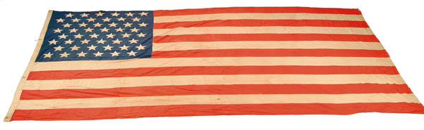 Appraisal: STAR AMERICAN FLAG Associated with the USS Macon Approximately x