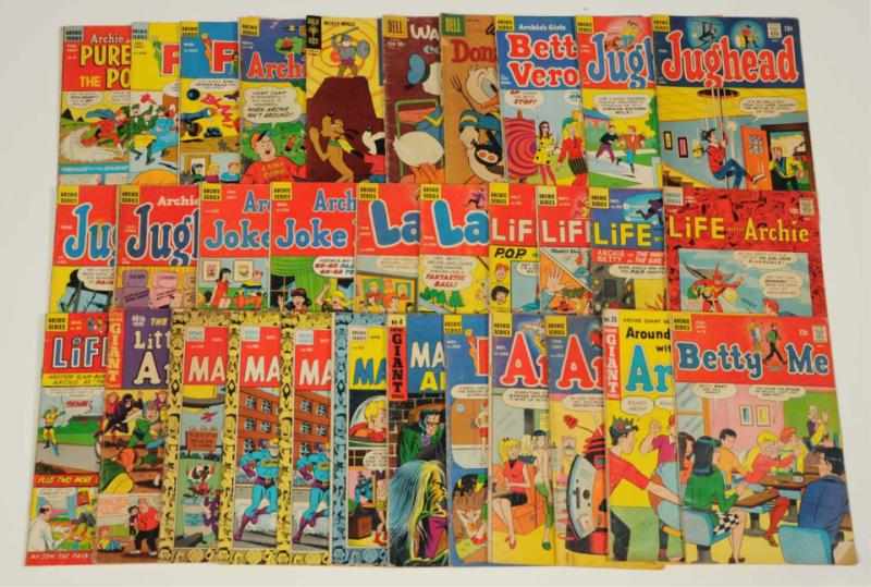 Appraisal: Large Lot of Archie Comics This lot includes mostly all