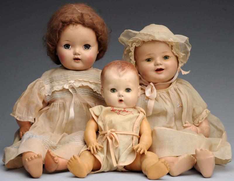 Appraisal: Lot of American Baby Dolls American Character Tiny Tears with