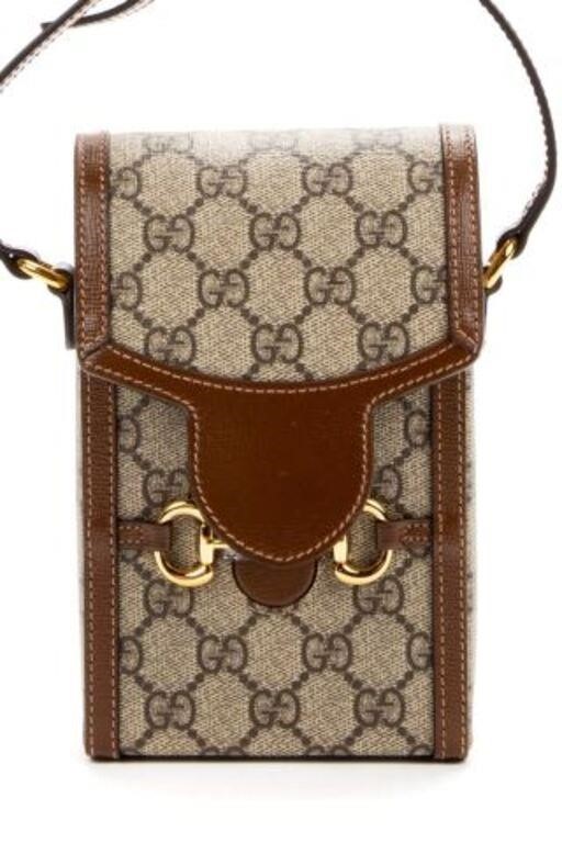 Appraisal: Gucci Horsebit Mini crossbody bag in beige monogram GG Supreme