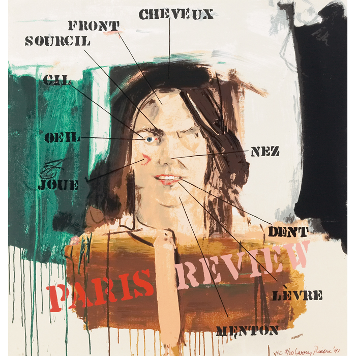 Appraisal: Larry Rivers American - ''Paris Review '' colorsilkscreen '' x