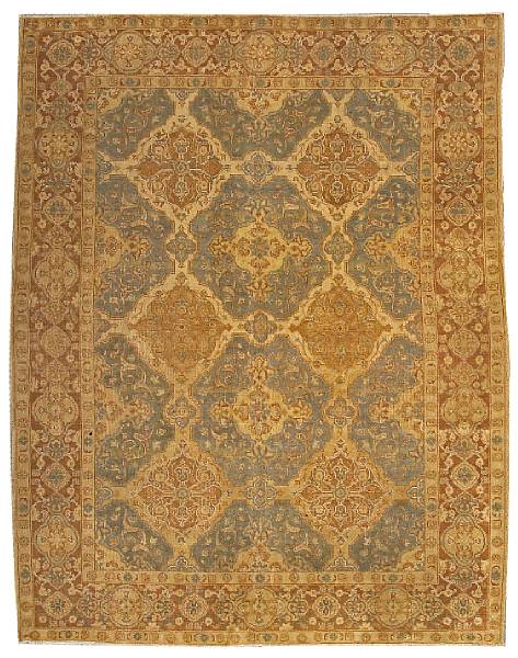 Appraisal: A Tabriz carpet Northwest Persia late th century size approximately