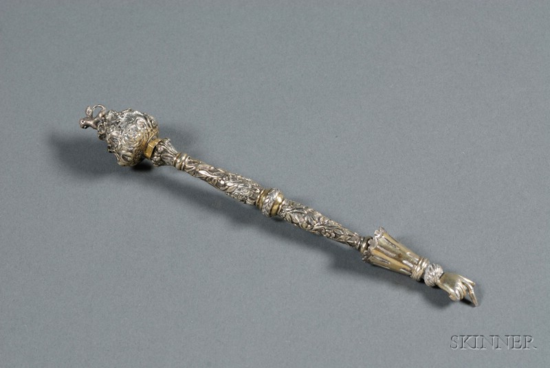 Appraisal: Polish Silver-gilt Torah Pointer first half th century probably Breslau