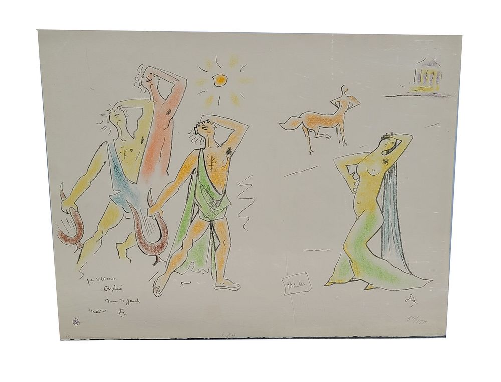 Appraisal: Jean Cocteau French - Orphee Jean Cocteau French - Orphee