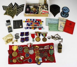 Appraisal: Wwii Era Medals And Insignia Large Group of US WWII